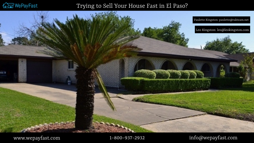 Trying to Sell Your House Fast In El Paso?
